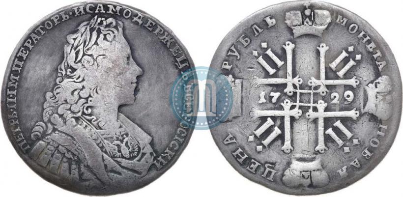 Picture 1 rouble 1729 year  "Type of 1728"