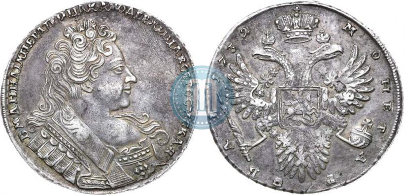 Фото 1 рубль 1732 года  