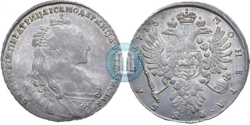 Picture 1 rouble 1735 year  