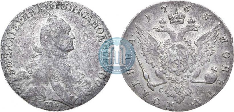 Фото Полтина 1765 года СПБ-СА 