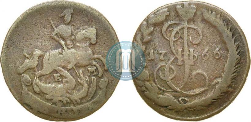 Фото Денга 1766 года ЕМ 