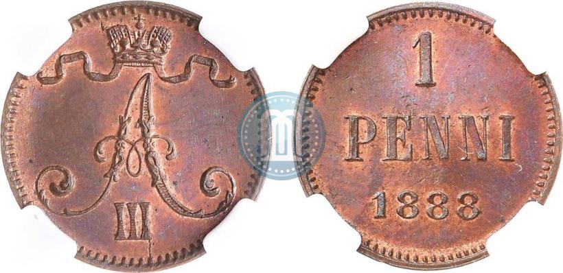 Picture 1 penni 1888 year  