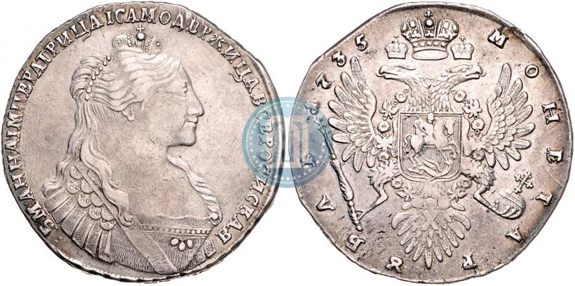 Picture 1 rouble 1735 year  