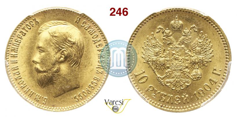 Picture 10 roubles 1904 year (АР) 