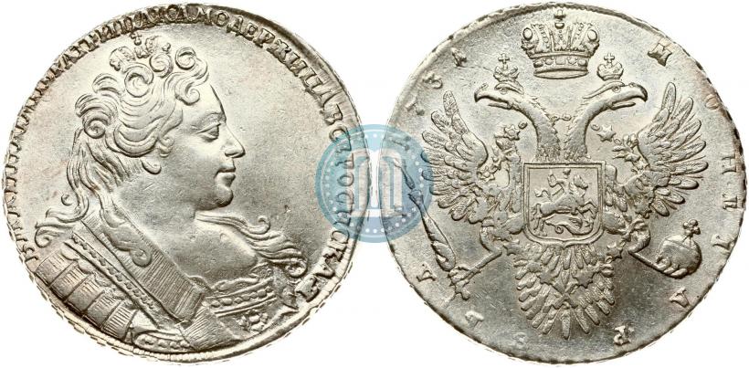 Picture 1 rouble 1731 year  