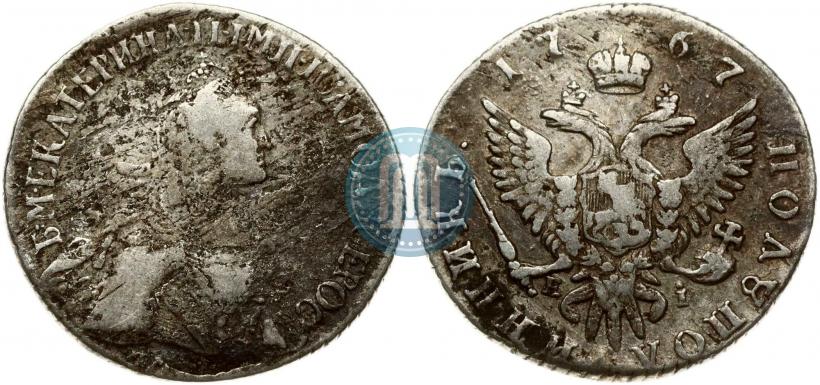 Фото Полуполтинник 1767 года ММД-EI 