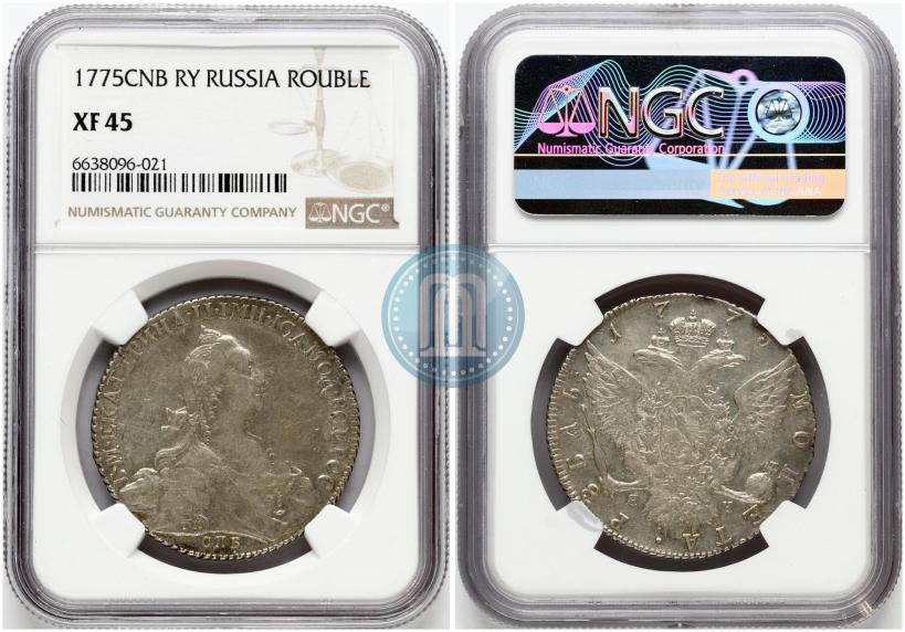 Picture 1 rouble 1775 year СПБ-ЯЧ 