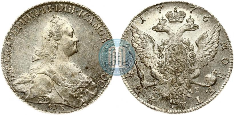 Picture 1 rouble 1776 year СПБ-ЯЧ 