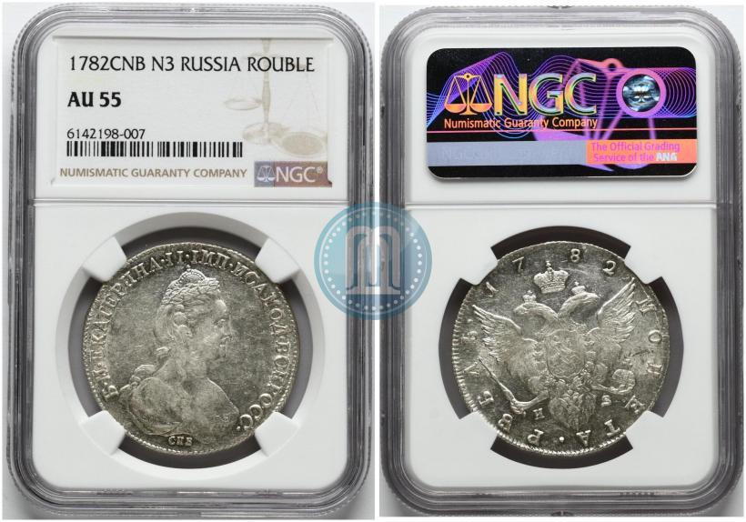 Picture 1 rouble 1782 year СПБ-ИЗ 