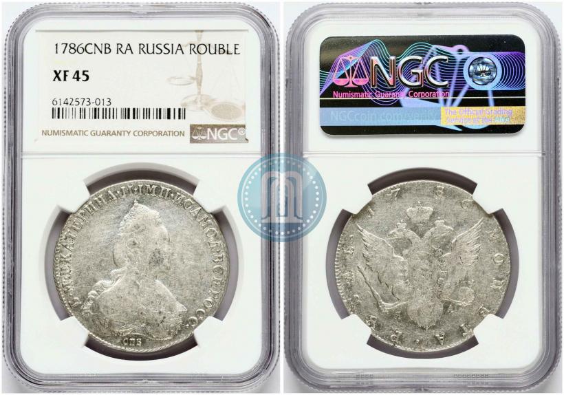 Picture 1 rouble 1786 year СПБ-ЯА 