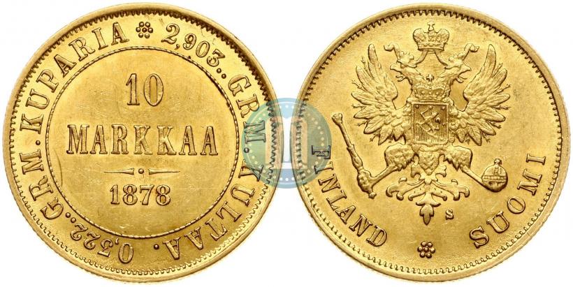 Picture 10 markkaa 1878 year S 
