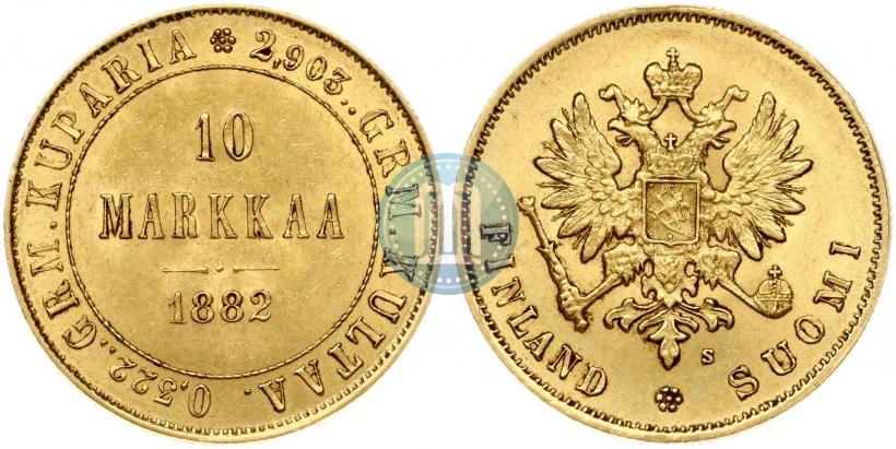 Фото 10 марок 1882 года S 