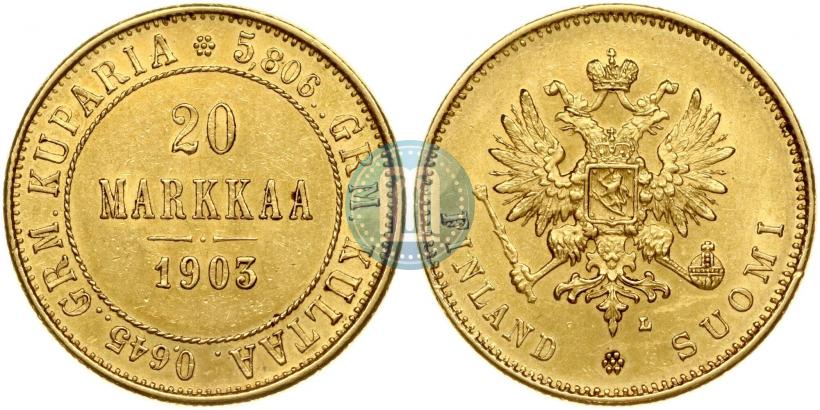Picture 20 markkaa 1903 year L 