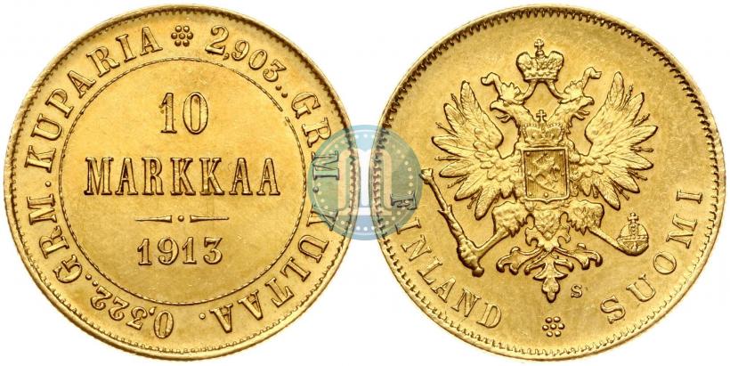 Picture 10 markkaa 1913 year S 
