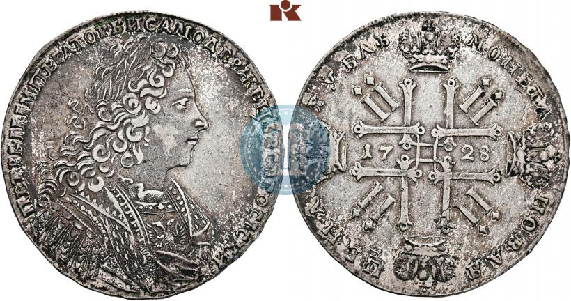 Picture 1 rouble 1728 year  "Type of 1728"