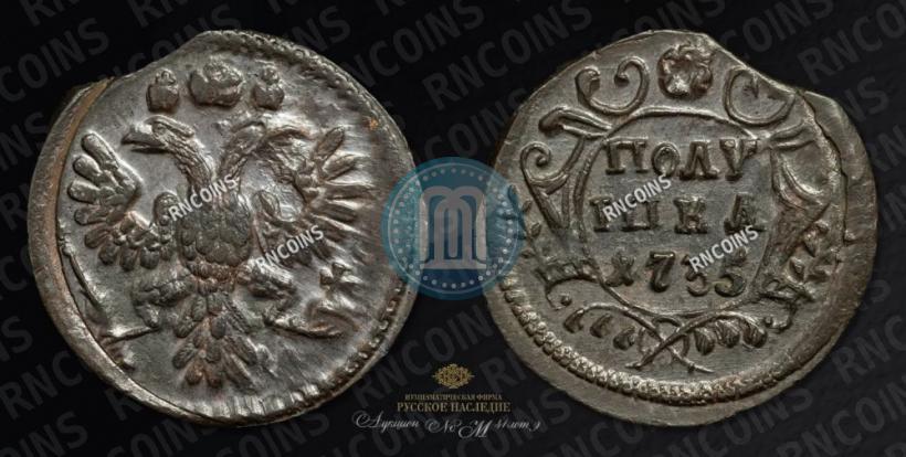 Picture Polushka 1735 year  