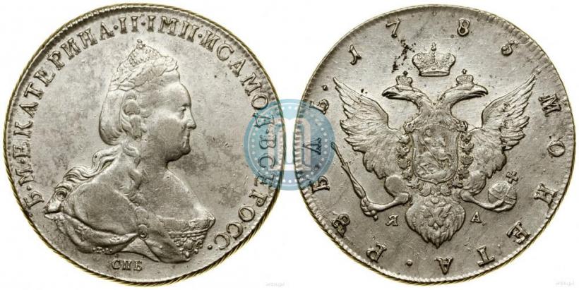Picture 1 rouble 1785 year СПБ-ЯА 