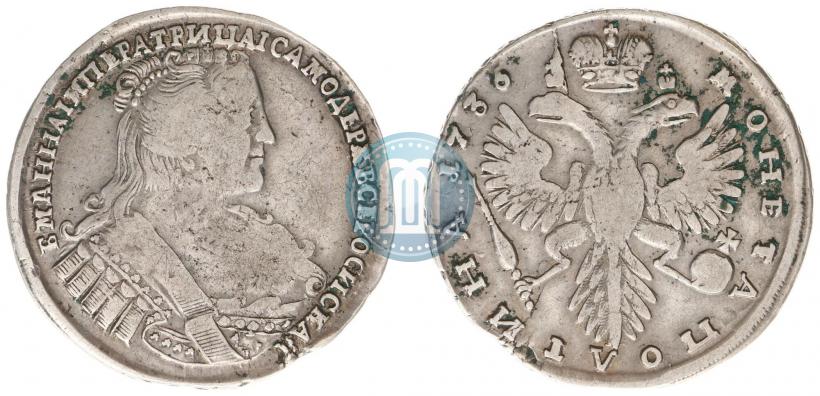 Picture Poltina 1733 year  
