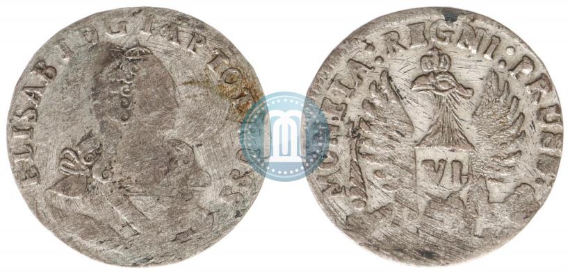 Picture 6 groszy 1759 year  