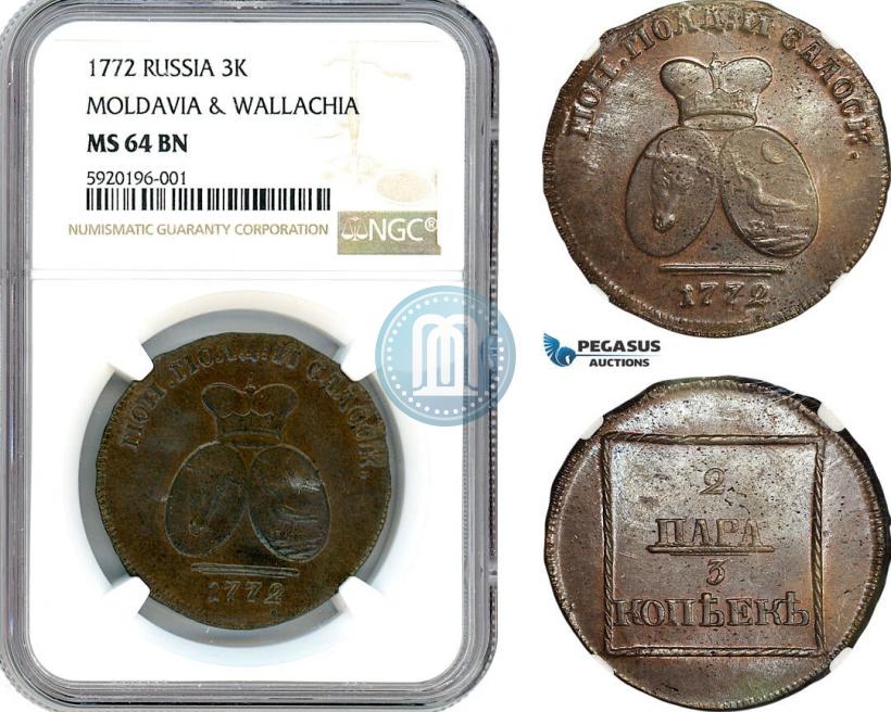 Фото 2 пара - 3 копейки 1772 года  
