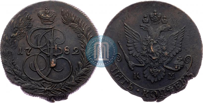 Picture 5 kopecks 1782 year КМ 