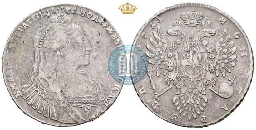 Picture 1 rouble 1734 year  "Type of 1735"