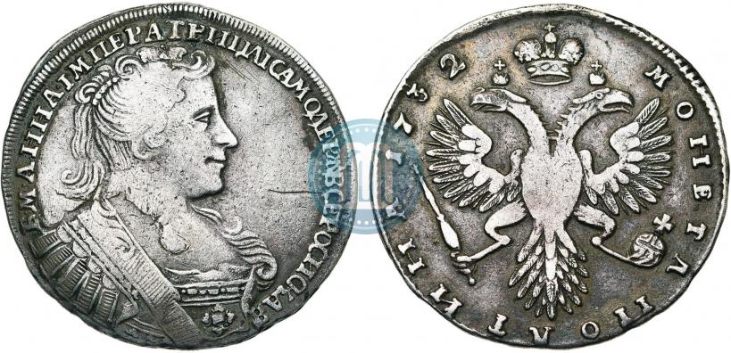 Фото Полтина 1732 года  