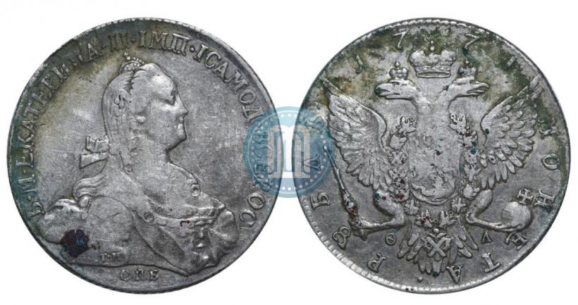 Фото 1 рубль 1774 года СПБ-ФЛ 