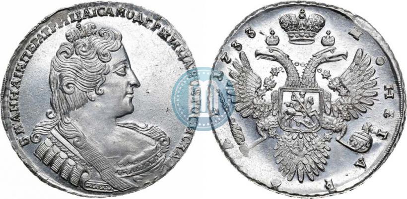 Picture 1 rouble 1733 year  