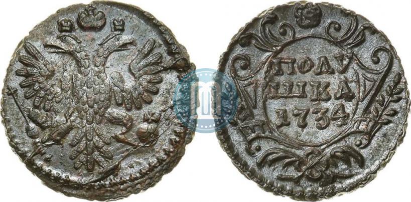 Picture Polushka 1734 year  