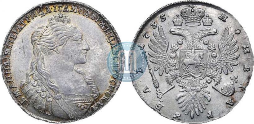 Picture 1 rouble 1735 year  