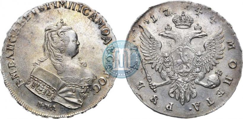 Picture 1 rouble 1744 year ММД 
