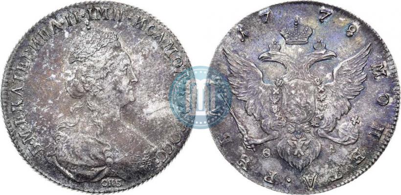 Picture 1 rouble 1778 year СПБ-ФЛ 