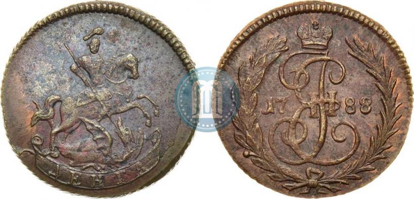 Фото 1 копейка 1788 года  