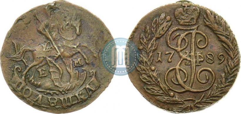 Фото Полушка 1789 года ЕМ 