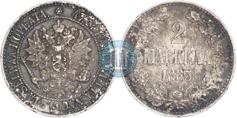 Фото 2 марки 1865 года S 