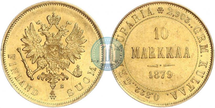 Picture 10 markkaa 1879 year S 