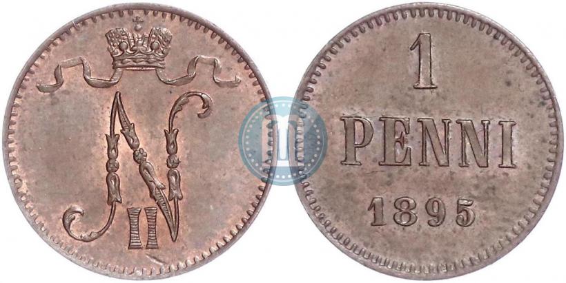 Фото 1 пенни 1895 года  