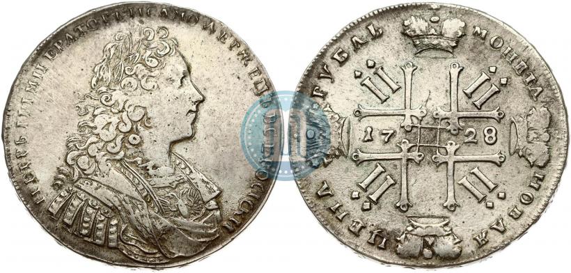 Picture 1 rouble 1728 year  "Type of 1728"