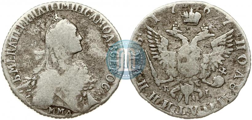 Фото Полуполтинник 1767 года ММД-EI 