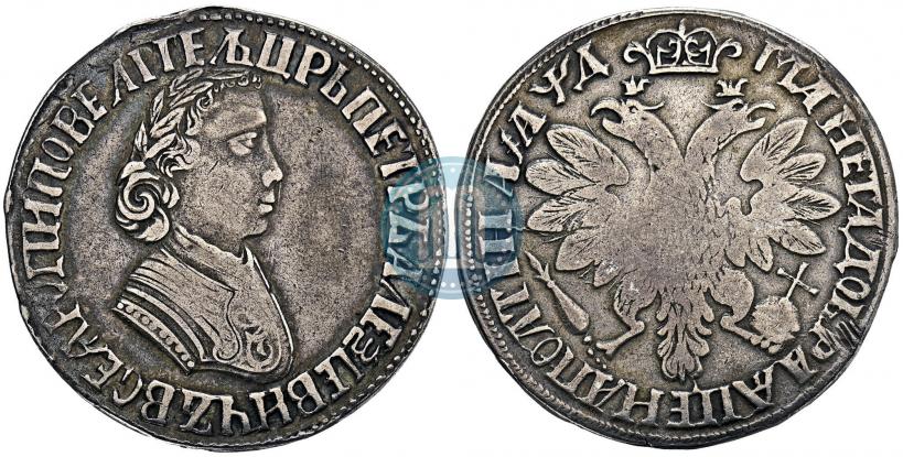 Picture Poltina 1704 year  "Portrait by F. Alekseev"
