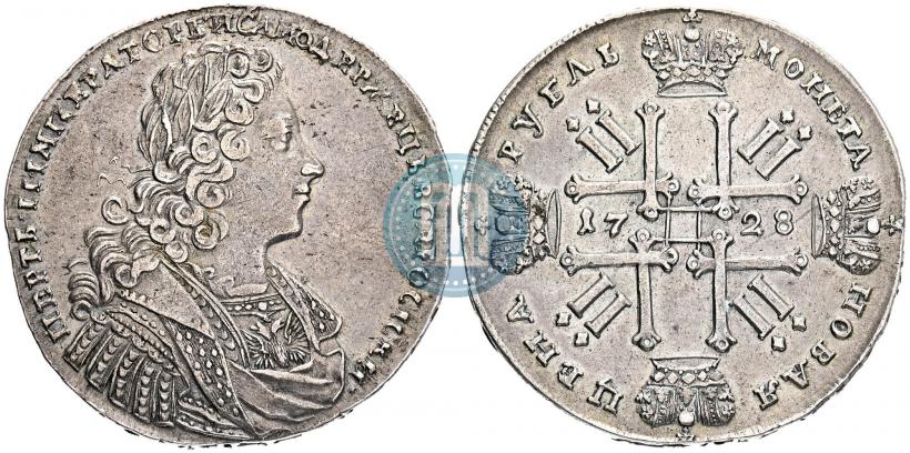 Picture 1 rouble 1728 year  "Type of 1728"