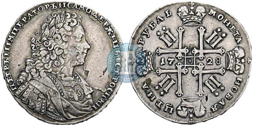 Picture 1 rouble 1728 year  "Type of 1728"
