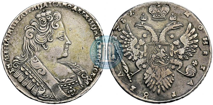 Picture 1 rouble 1732 year  