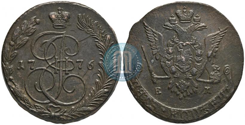 Фото 5 копеек 1776 года ЕМ 