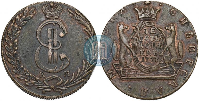 Picture 10 kopecks 1777 year КМ 
