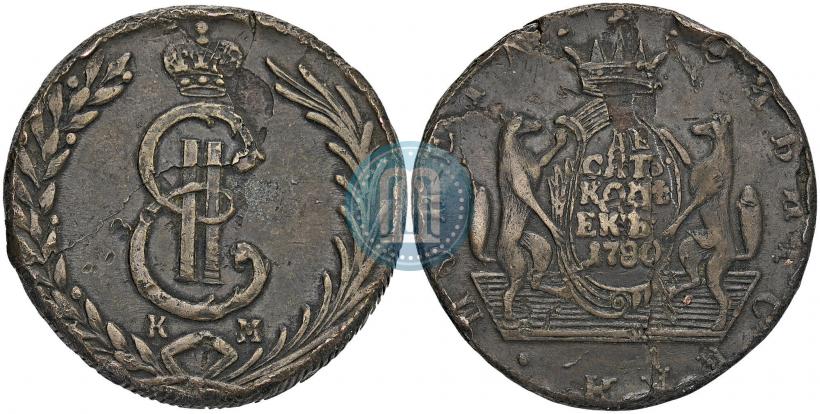 Picture 10 kopecks 1780 year КМ 