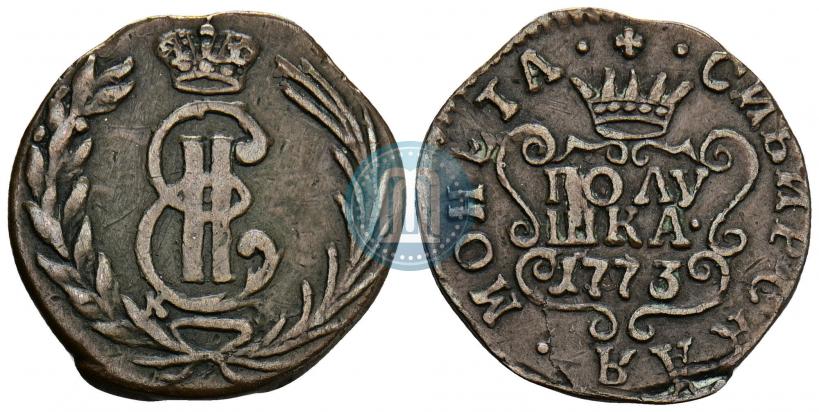 Фото Полушка 1773 года КМ 