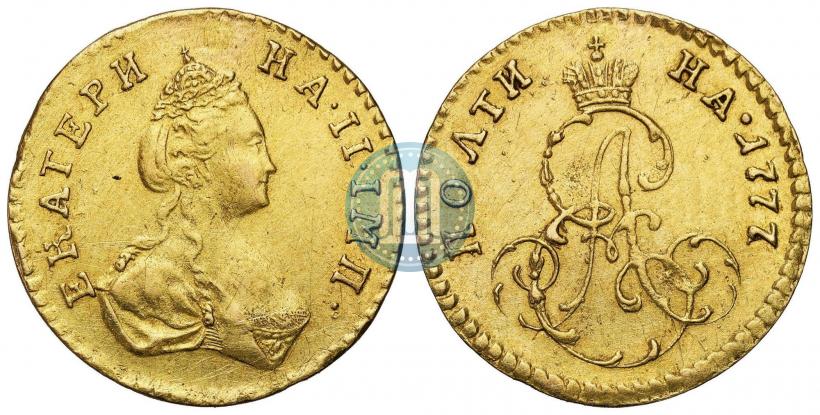 Фото Полтина 1777 года  