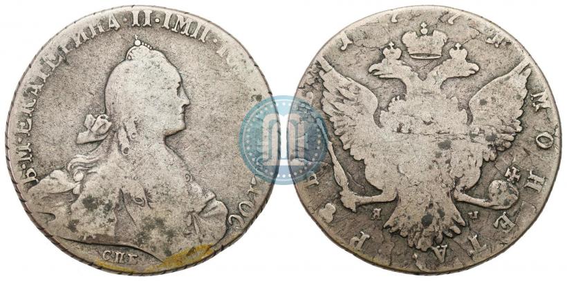 Фото 1 рубль 1771 года СПБ-ЯЧ 